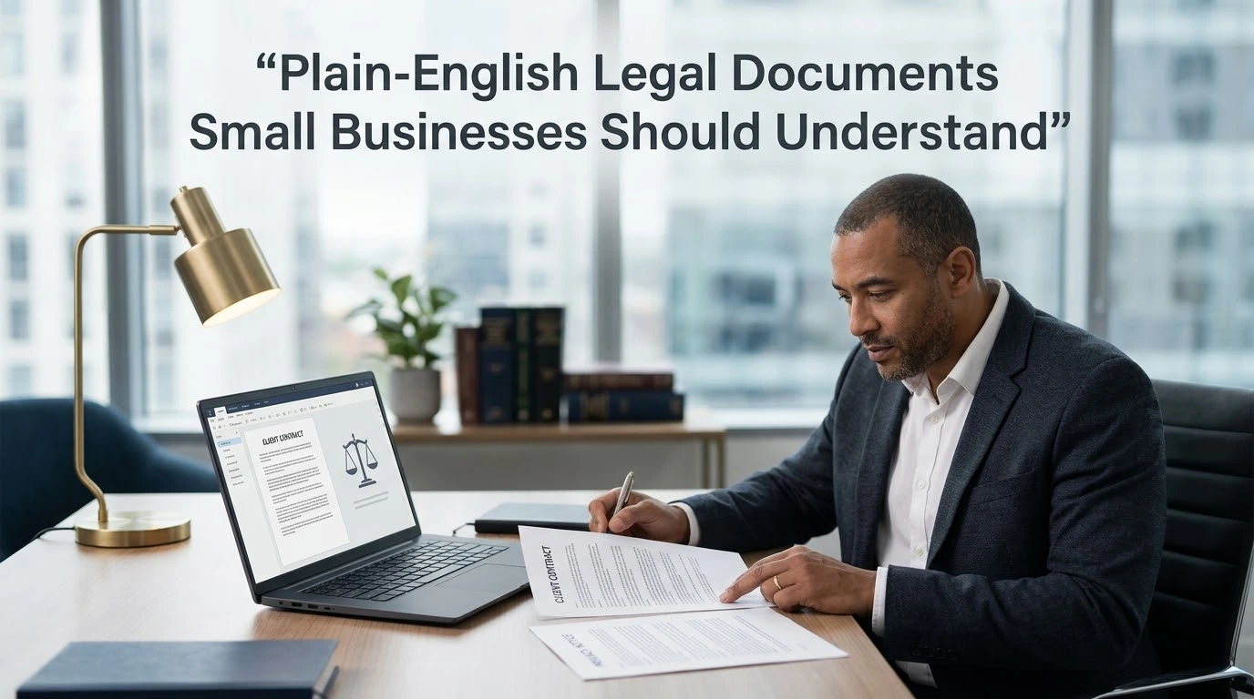 Plain-English Legal Documents Small Businesses Should Understand