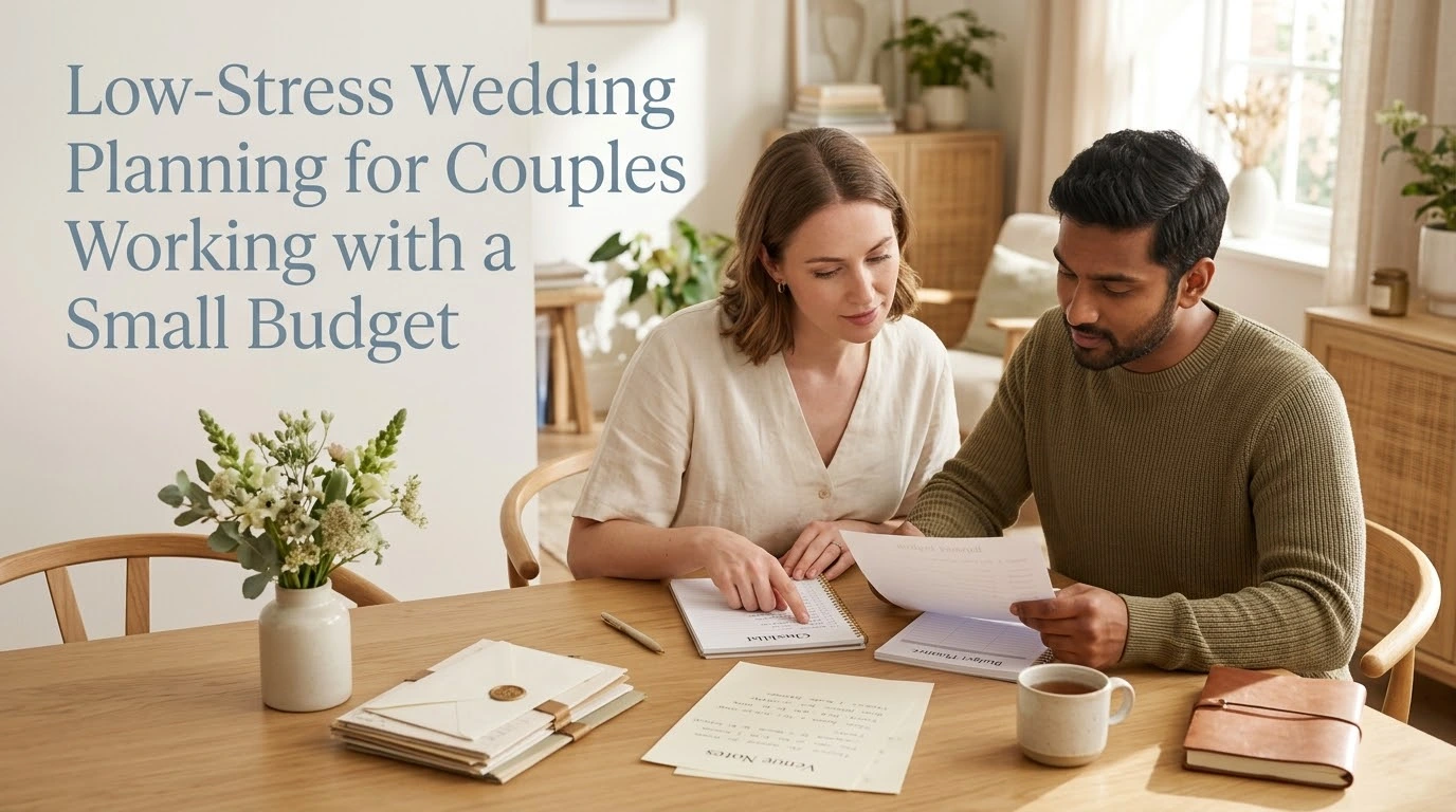 Low-Stress Wedding Planning for Couples Working with a Small Budget
