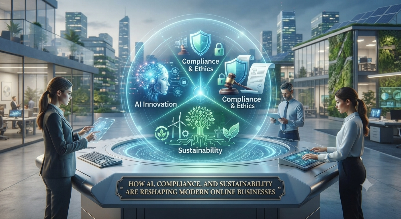 How AI, Compliance, and Sustainability Are Reshaping Modern Online Businesses